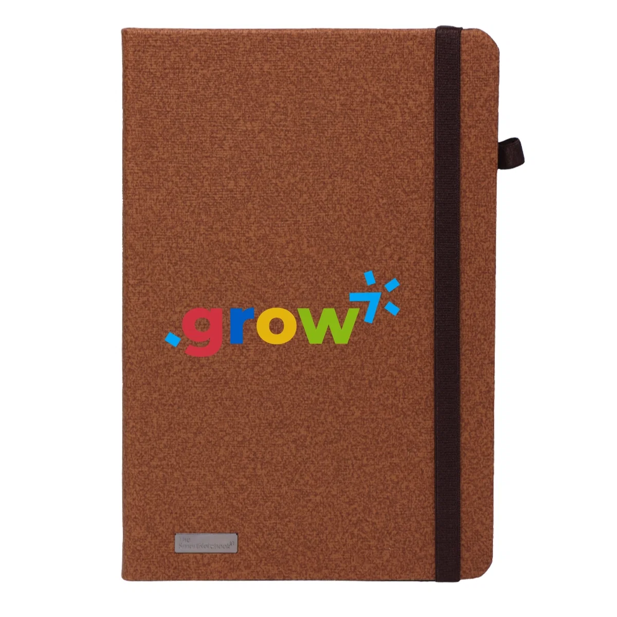 Brown edition photographed straight on against a plain backdrop
