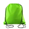 Personalized Sophomore Non-Woven Drawstring Backpack in Lime-Green
