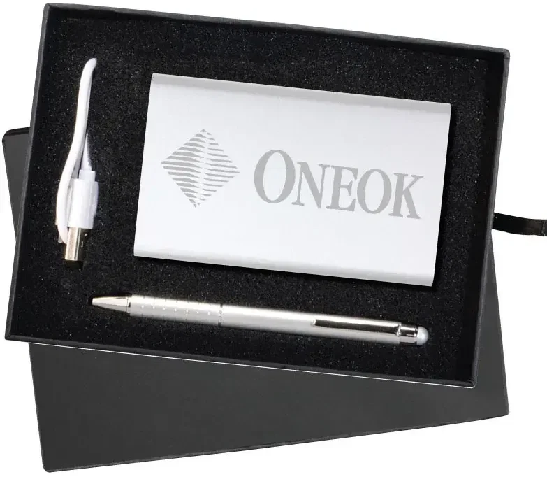 Custom Sybil Power Bank & Stylus Pen Set — view 1