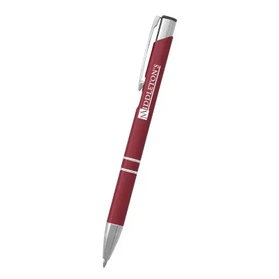 Green finish shown along the length of the pen