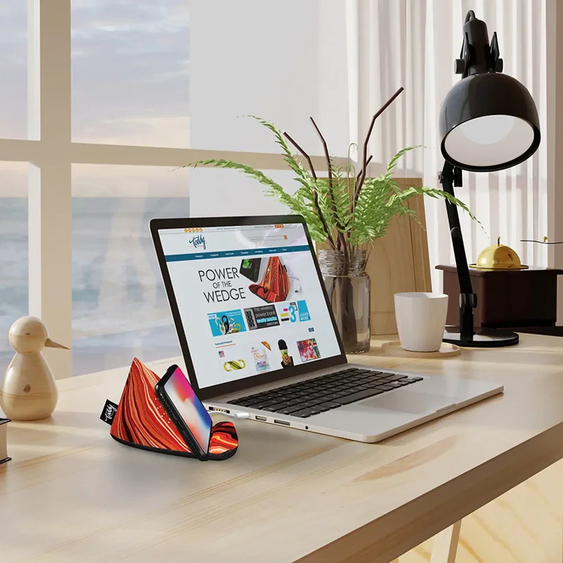 The Wedge™ Mobile Device Stand with Built-in Wireless Charger — view 10