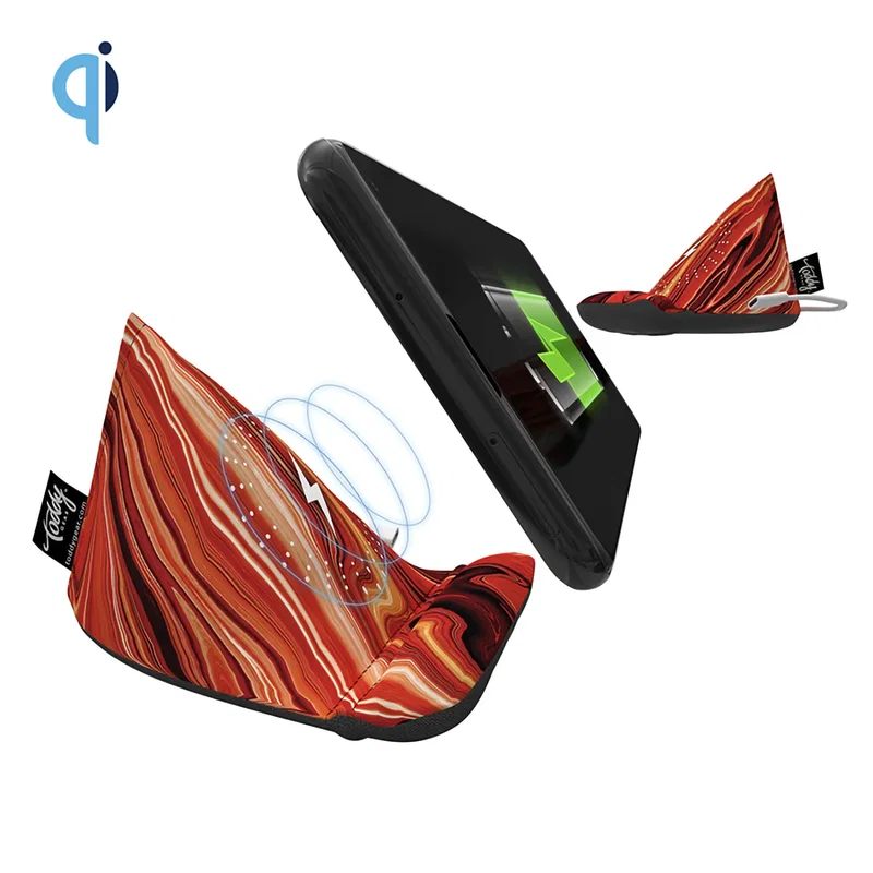 The Wedge™ Mobile Device Stand with Built-in Wireless Charger — view 4