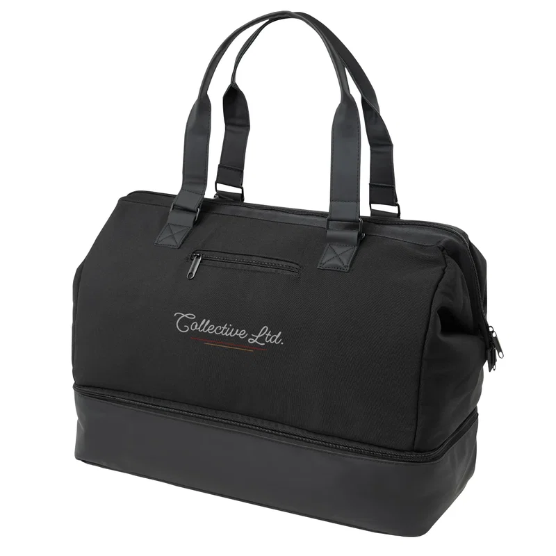 Shoulder strap resting across a traveler's body