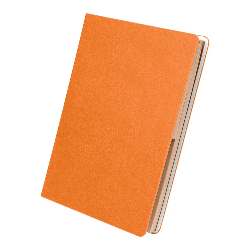 Tilted slightly forward, the notebook shows its full front panel