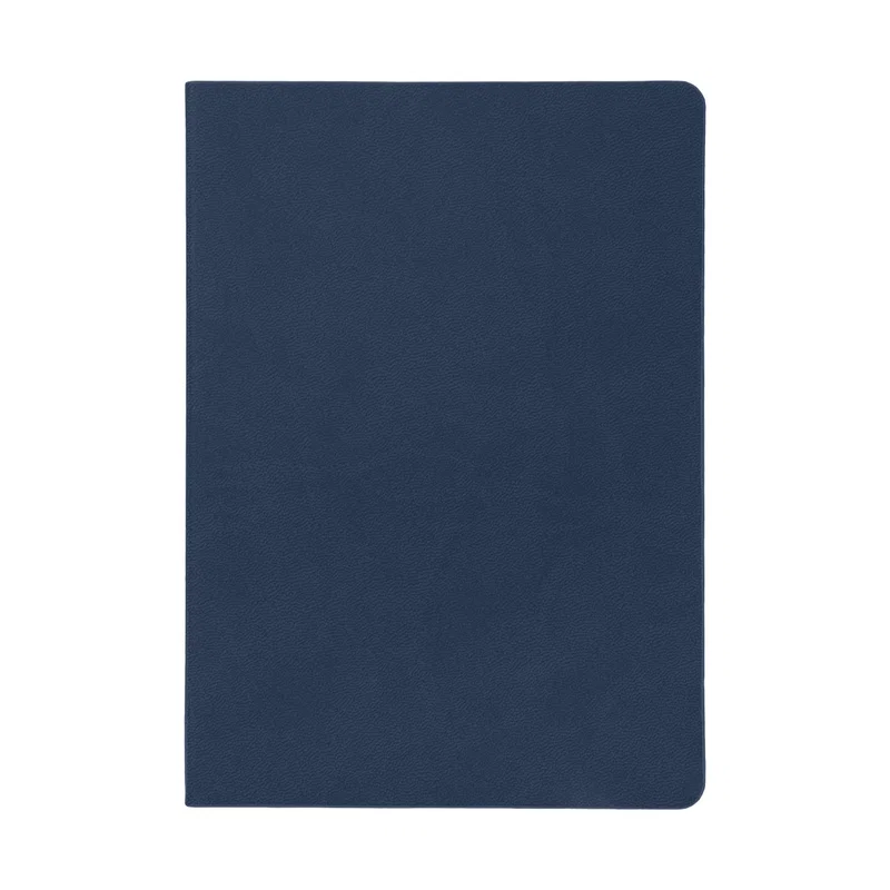 Blank imprint area centered on the notebook cover