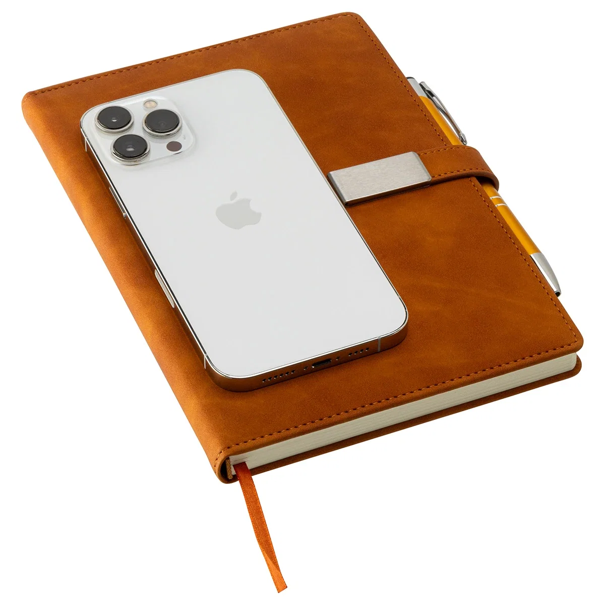 Closed view of the Thesis Hardcover Journal showing the magnetic closure