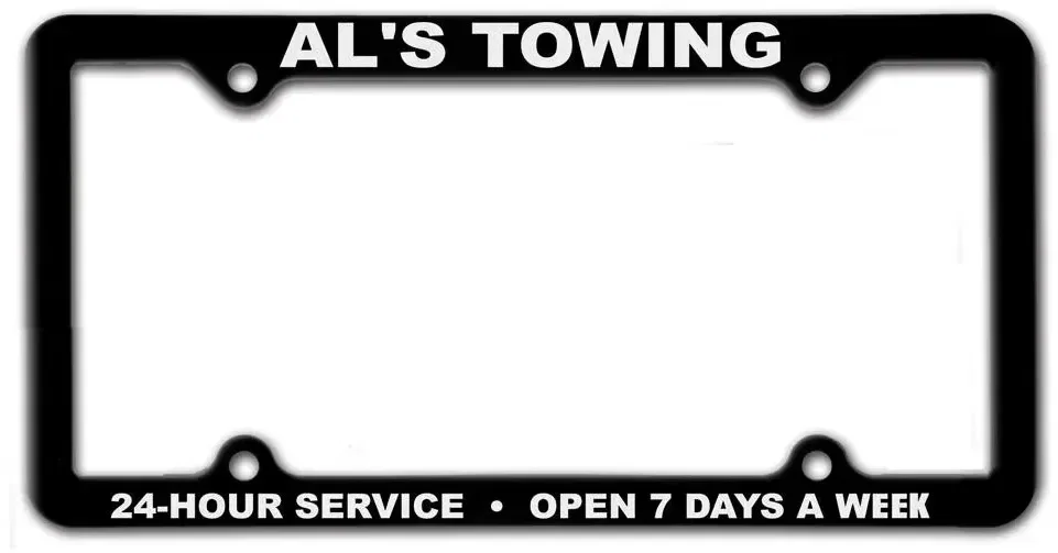 Thin Panel License Plate Frames — view 2