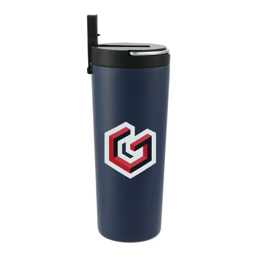 Thor Copper Insulated Tumbler 24oz Flip Straw Lid — view 4
