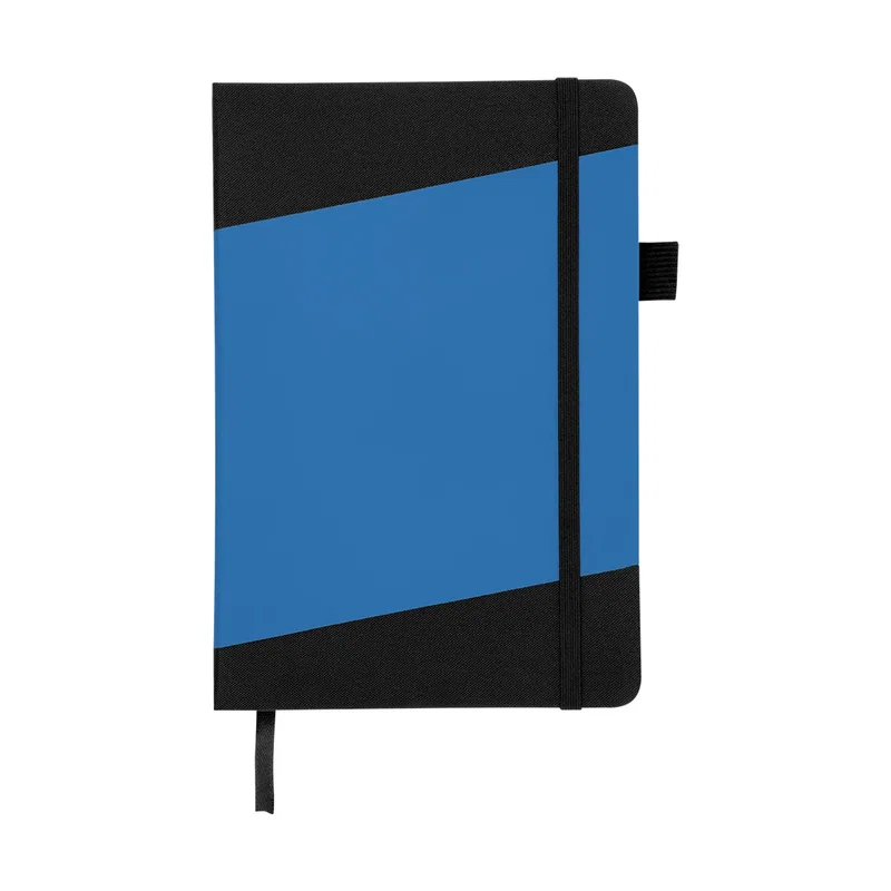 Corner detail highlighting the cover material of the journal