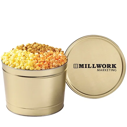 Three-Flavor Popcorn Tin Gift Set — view 2