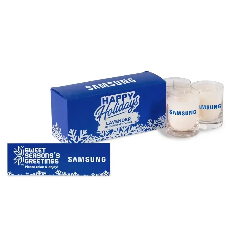 Three Pack Scented Wax Candles — view 2