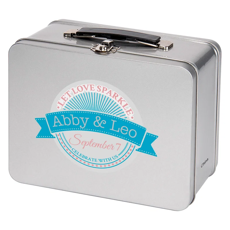Imprinted Throwback Tin Lunch Box
