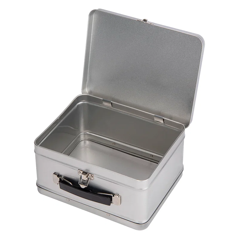 Imprinted Throwback Tin Lunch Box — view 6