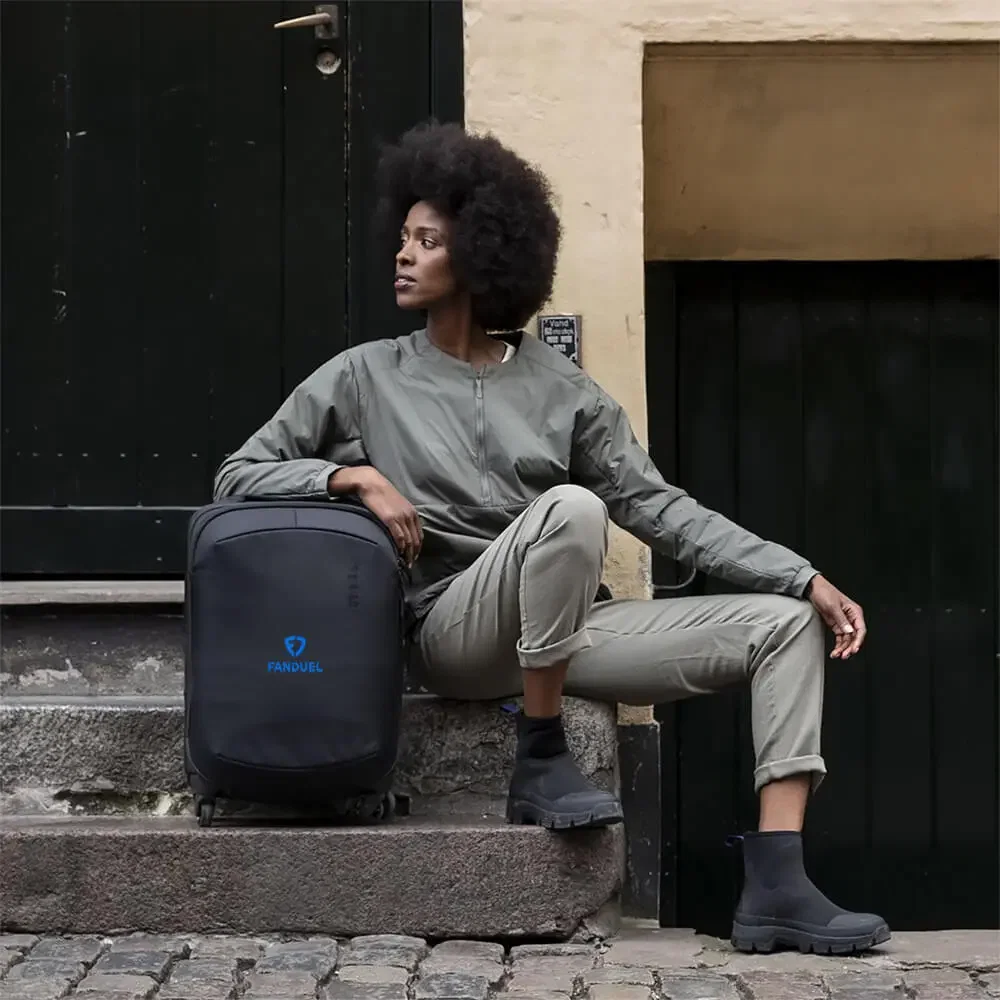 Thule Subterra 2 Carry On Spinner - Black shown in a real setting
