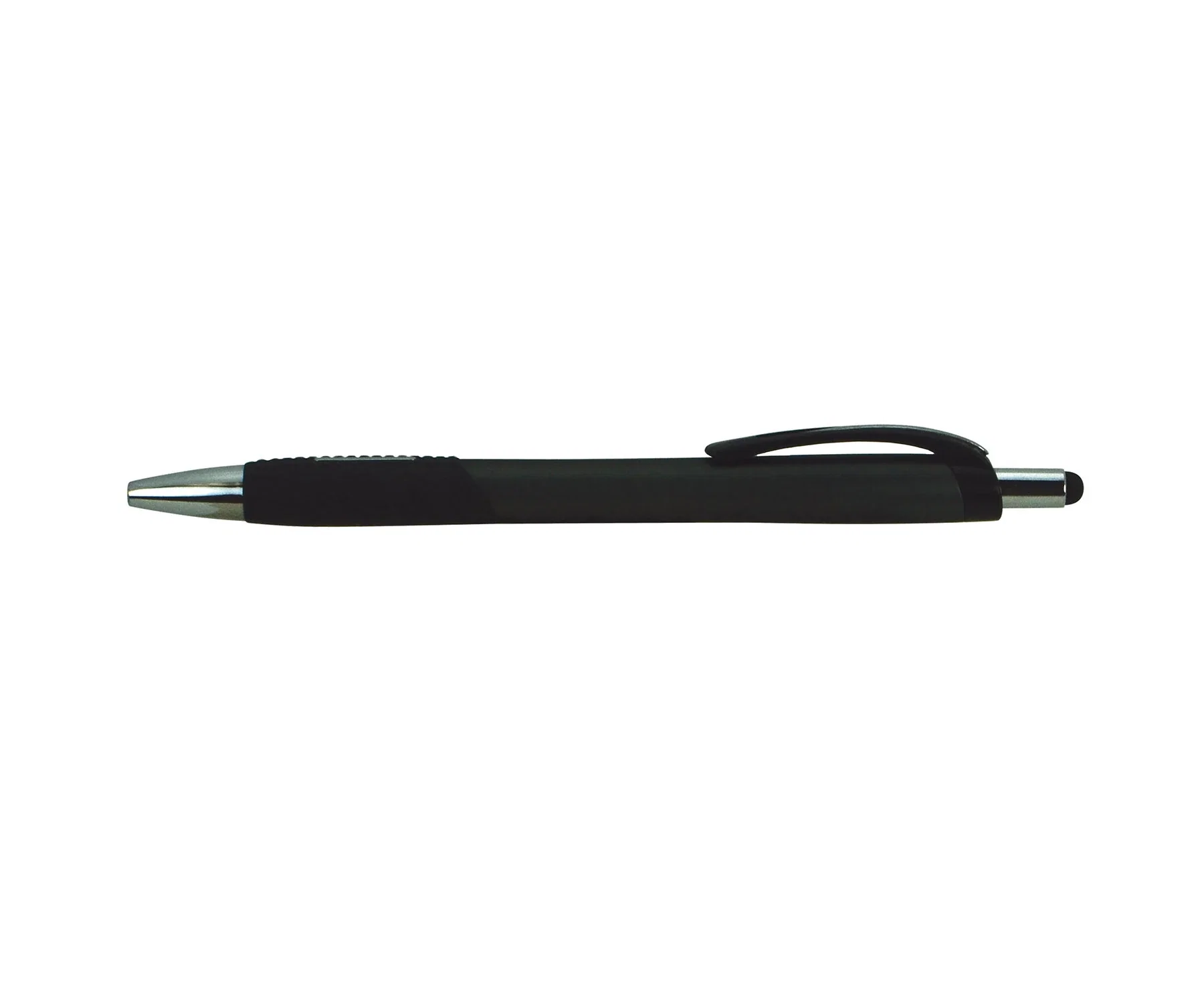 Tinkertown Frosted-Metal Stylus Pen. Frosted-metal stylus pen with touchscreen tip for tech giveaways, view 3