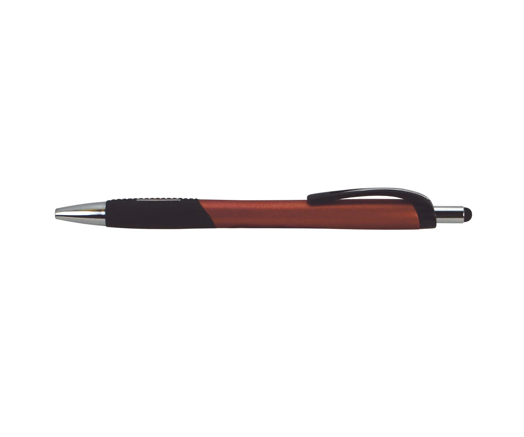 Tinkertown Frosted-Metal Stylus Pen. Frosted-metal stylus pen with touchscreen tip for tech giveaways, view 4