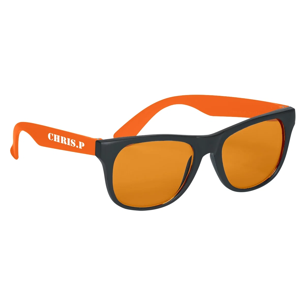Tinted lenses shown straight on from the front