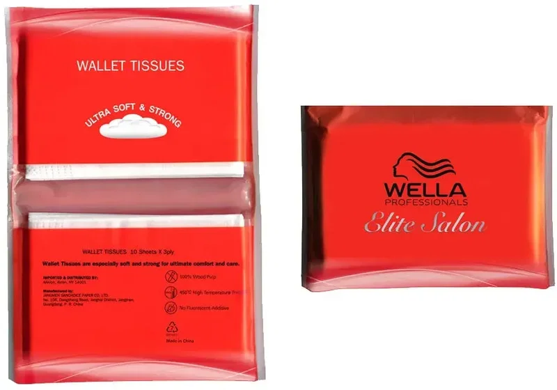 Custom Branded Tissue Packs - Compact 3-ply with Wallet Size for Promotions and Giveaways — view 11