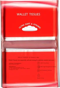 Custom Branded Tissue Packs - Compact 3-ply with Wallet Size for Promotions and Giveaways