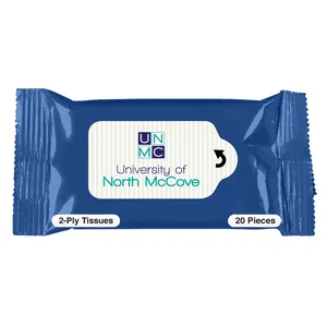 Tissue Packet — Mini & 6" W x 2 3/4" H