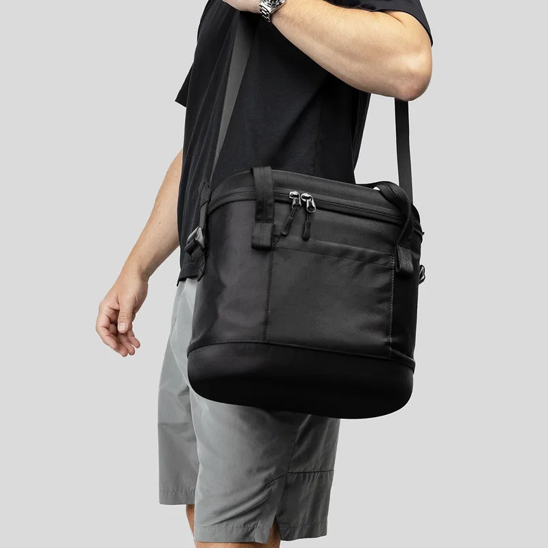 Front pocket detail on the outer panel