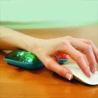Toddy® Gear Smart Rest Premium Microfiber Wrist Support and Screen Cleaner in use