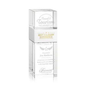 Optical Crystal Stacking Tower Award - Tofino
