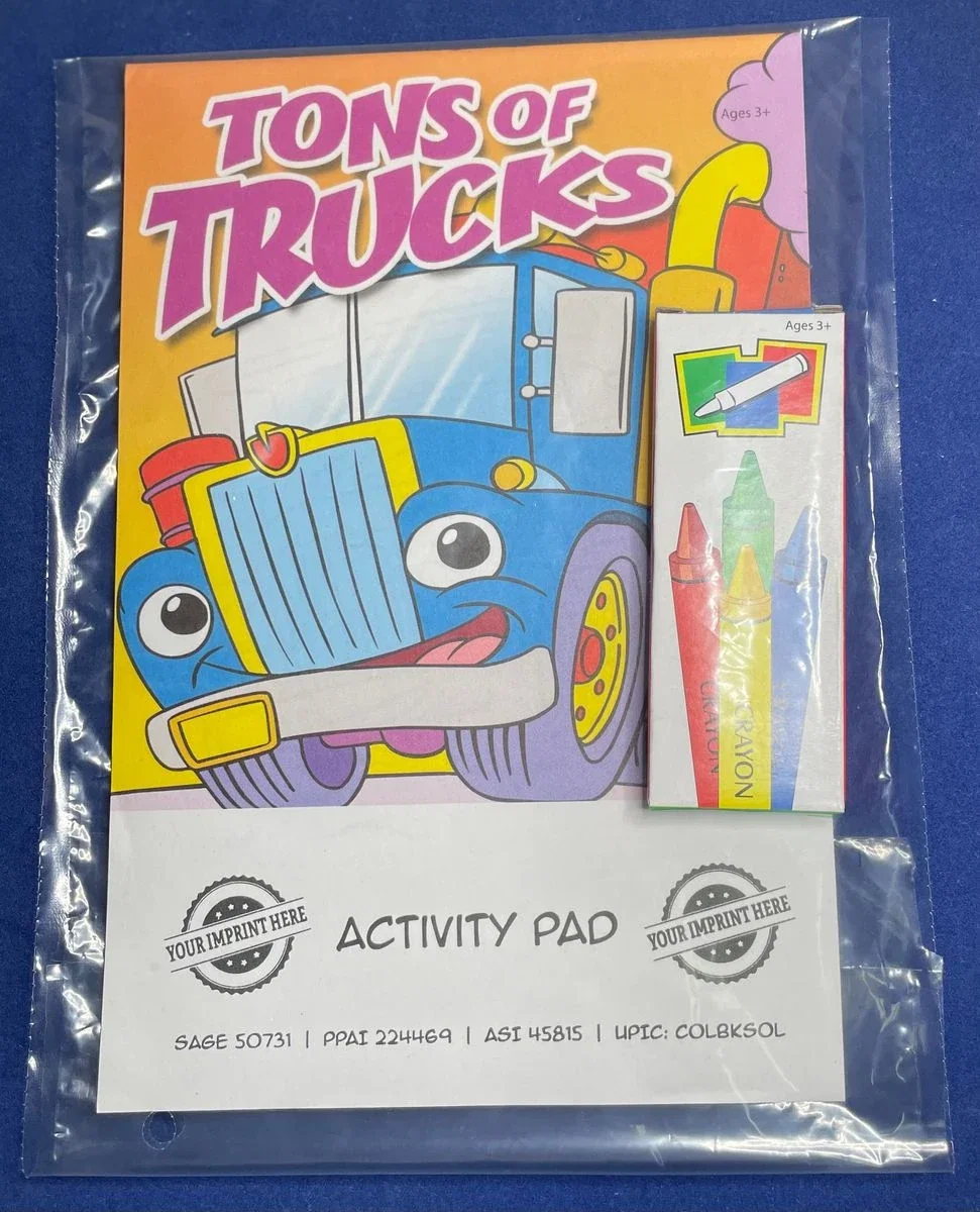 Tons of Trucks Children’s Activity Pad - Free Shipping on Fun Pack