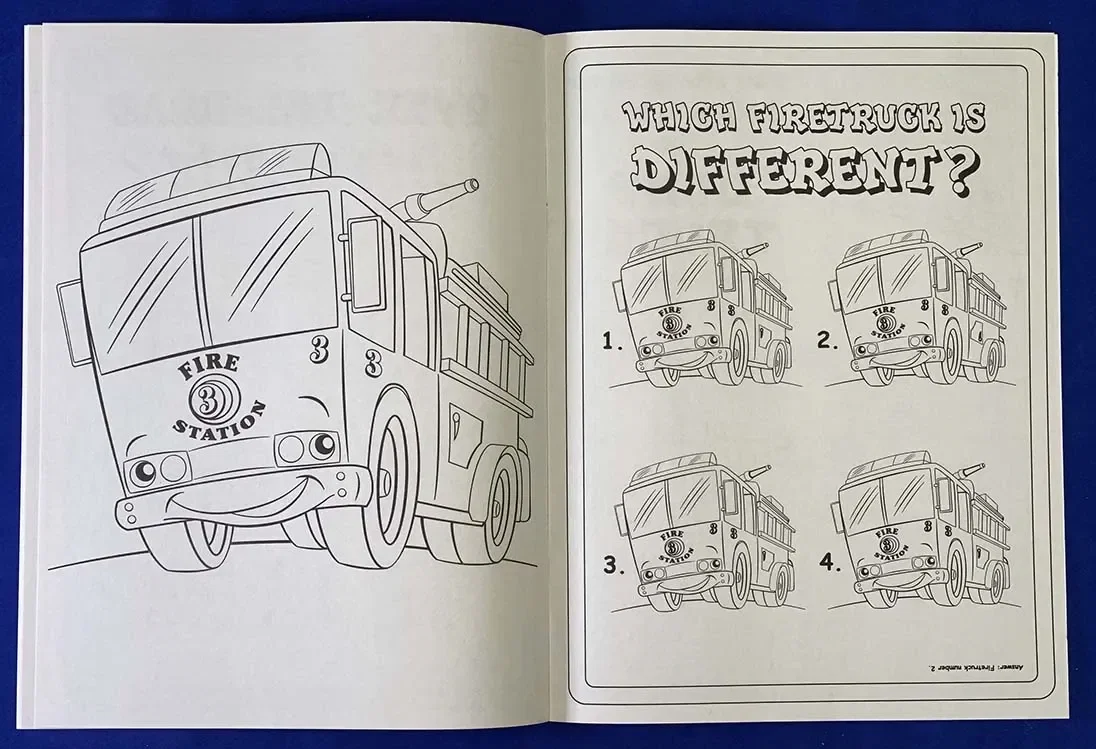 Tons of Trucks Coloring Book — view 2