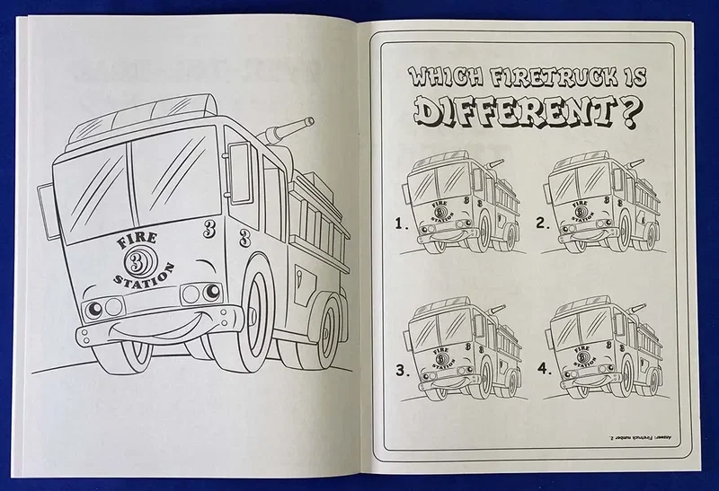 Tons of Trucks Coloring Book — view 2