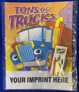 Tons of Trucks Coloring Book
