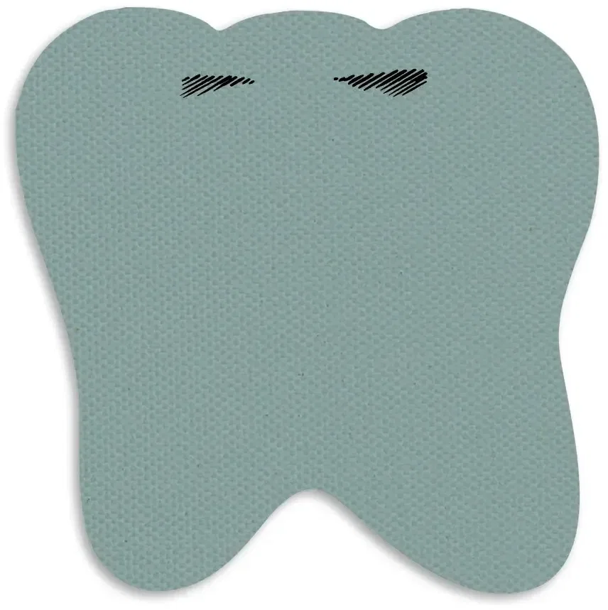Tooth Jar Opener. Tooth-shaped rubber jar opener for dental office giveaways, view 3