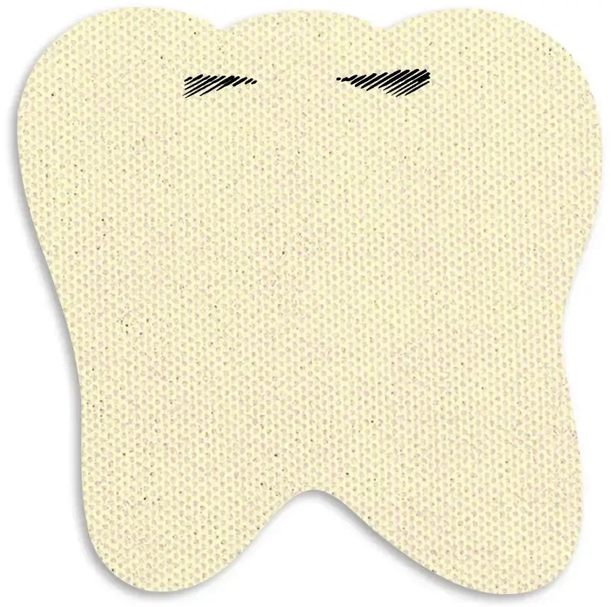 Tooth Jar Opener. Tooth-shaped rubber jar opener for dental office giveaways, view 4