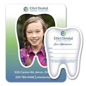 Tooth Punch Out Picture Frame Magnet, 4.5" x 3.5", Full-Color Imprint