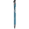 Metal Ballpoint Pen, Push-Retractable Cap, High-Gloss Enamel Finish in Light Blue (PMS 306)