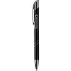 Metal Ballpoint Pen, Push-Retractable Cap, High-Gloss Enamel Finish in Black (PMS Black)