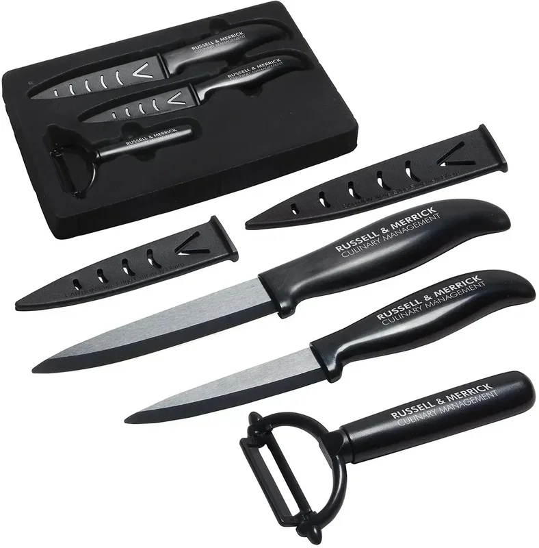 Custom Ceramic Knife & Peeler Set