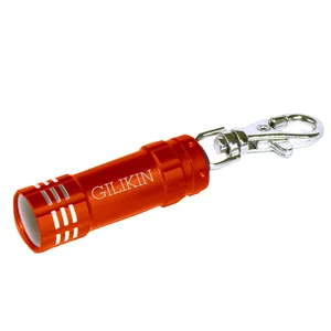 Torch 3 LED Metal Key Light with Lobster Clip