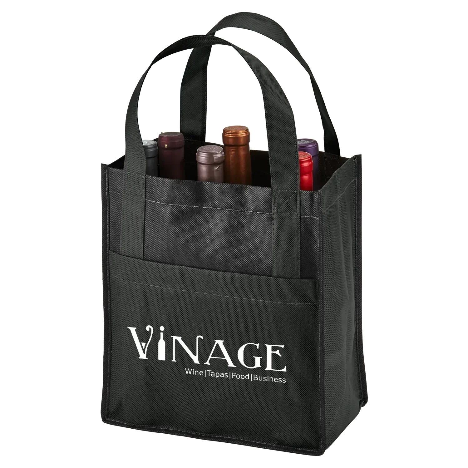 Personalized Toscana Wine Tote - 6 Bottle — view 3
