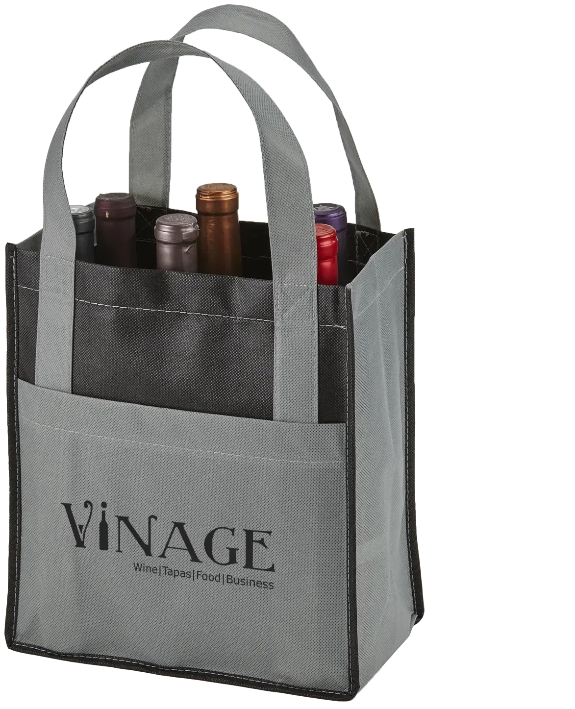 Personalized Toscana Wine Tote - 6 Bottle — view 4