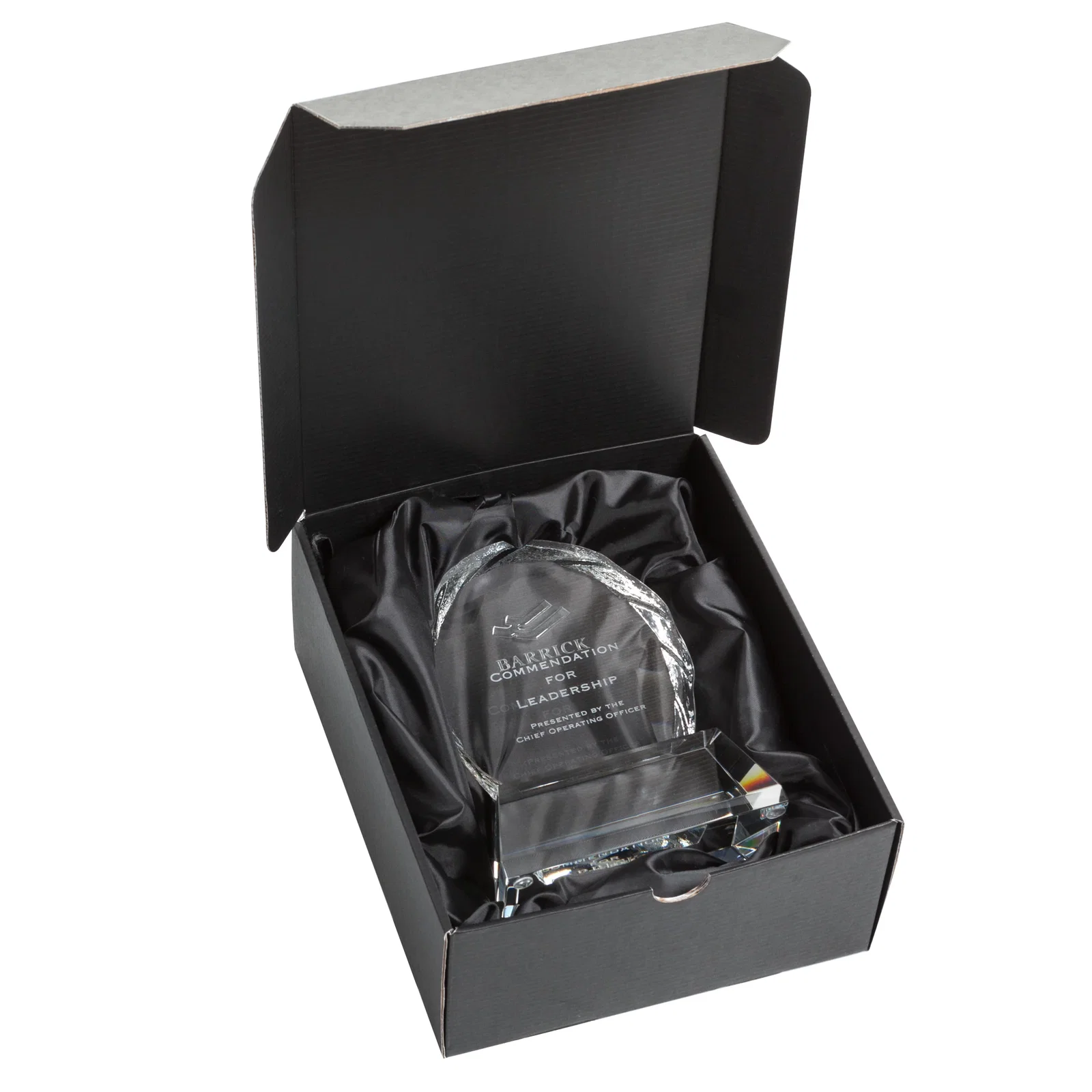 Custom Optical Crystal Iceberg Award, 5 by 7.25 Inches, awards for corporate award ceremonies