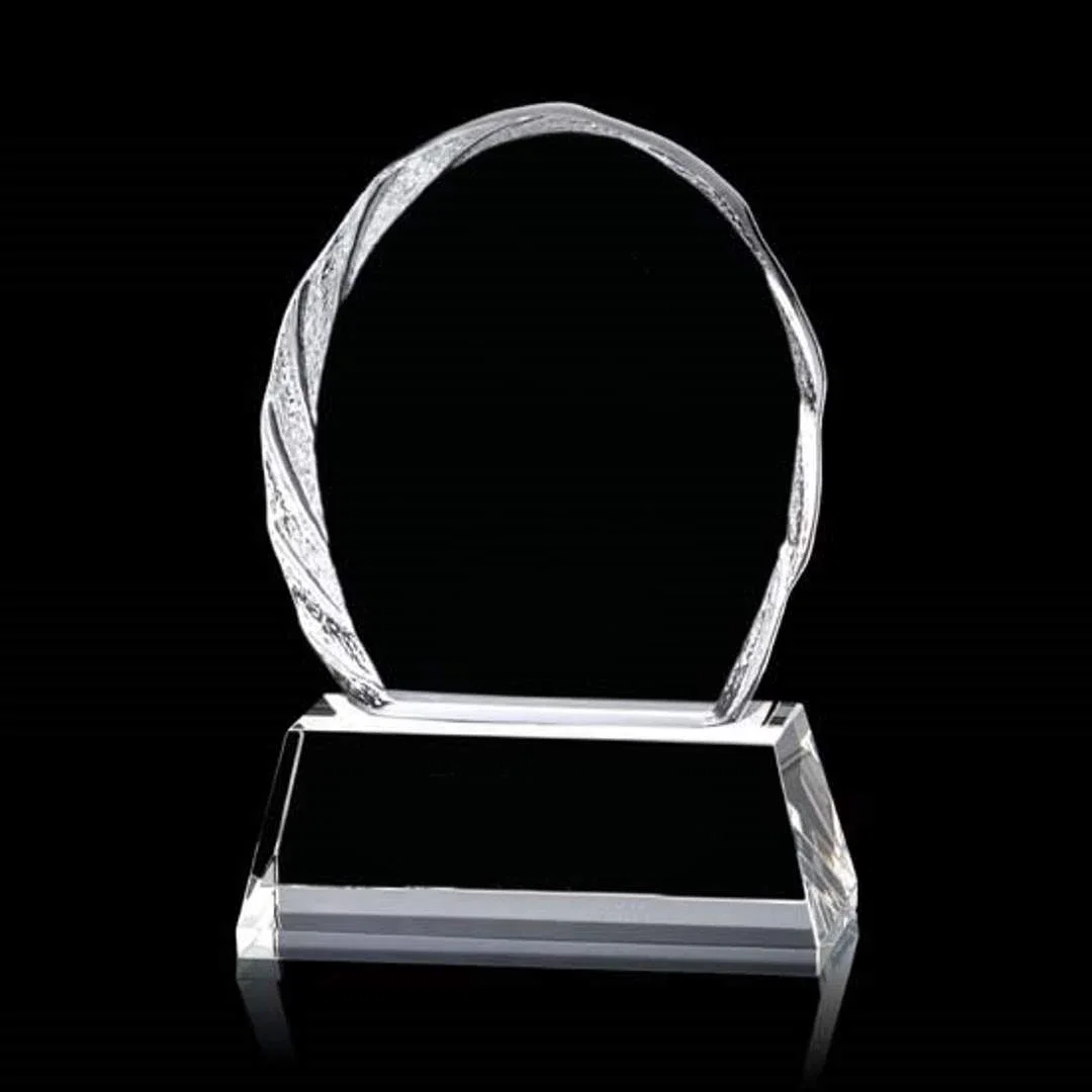 Custom Optical Crystal Iceberg Award, 5 by 7.25 Inches, awards for sales achievement awards