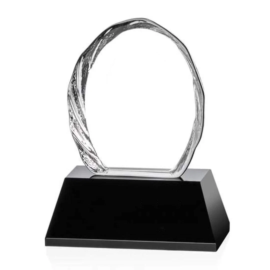 Custom Optical Crystal Iceberg Award, 5 by 7.25 Inches, awards for retirement presentations