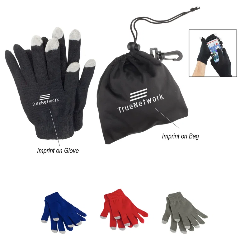 Touch Screen Gloves In Pouch — view 11