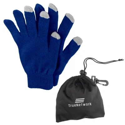 Pouch measuring about five inches square holds the set