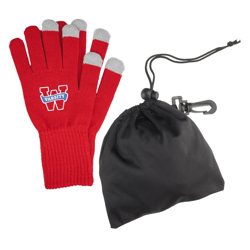 Touch Screen Gloves In rPET Pouch — view 8