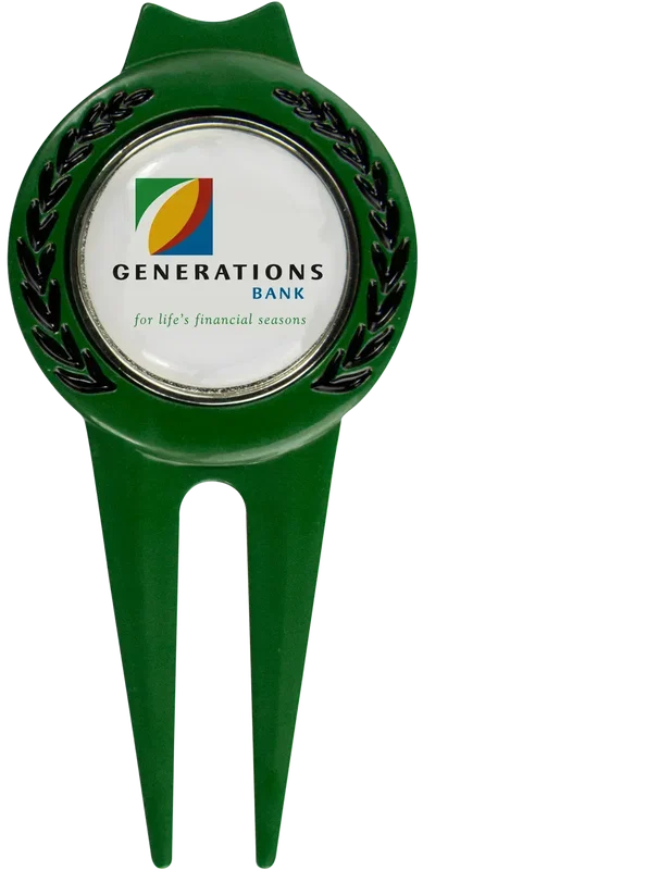 Personalized Magnetic Divot Tool with Marker — view 2