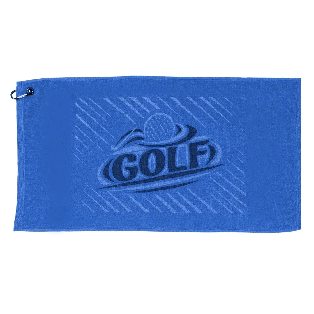Tour Pro Golf Towel — Royal Blue — view 4
