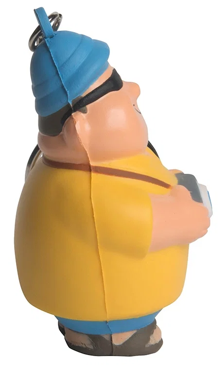 Tourist Bert Stress Reliever Keyring — view 3