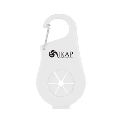 Carabiner designed to hold a towel and water bottle